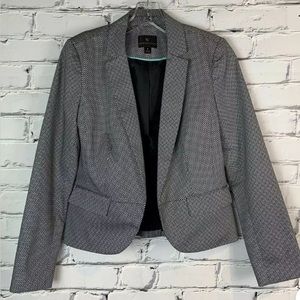 Worthington Womens Lined Navy Blazer Size 4‎